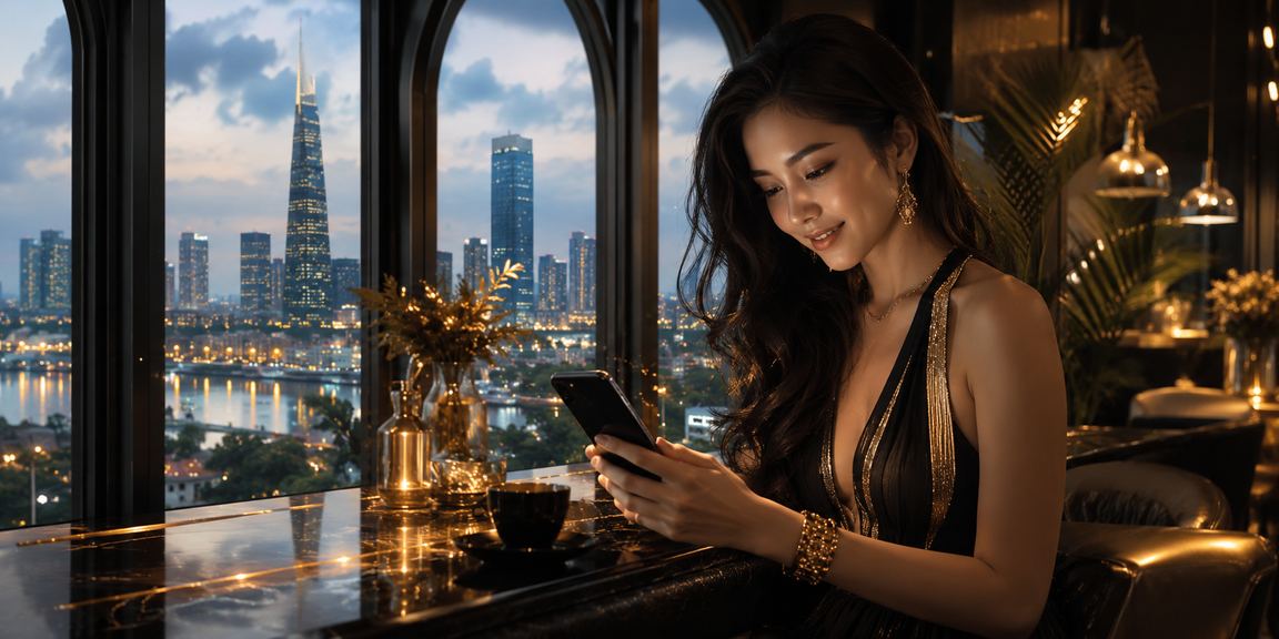 Người dùng cá cược trên điện thoại tại quán cà phê TP Hồ Chí Minh